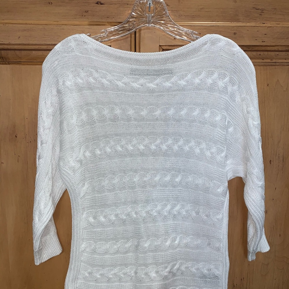 Ralph Lauren White Sweater Petite XS